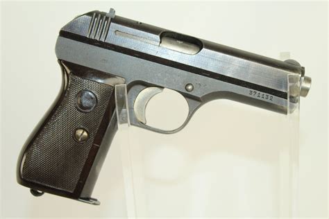 WWII World War II Nazi German Occupation Pistol CZ Chech Antique ...