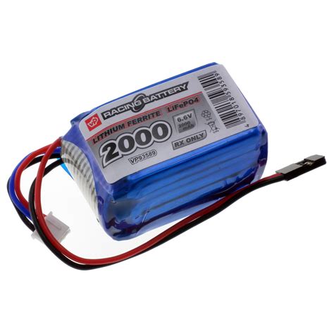 6.6V 2000mAh LiFePO4 Receiver RC Battery Vapex | Component-Shop