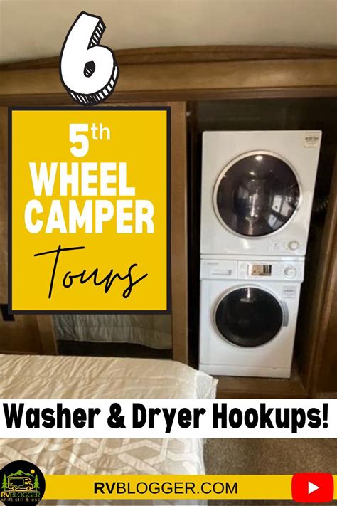 5th Wheel Camper Tours - 2021 Models with W/D Hookups! in 2021 | Buying an rv, Fifth wheel ...