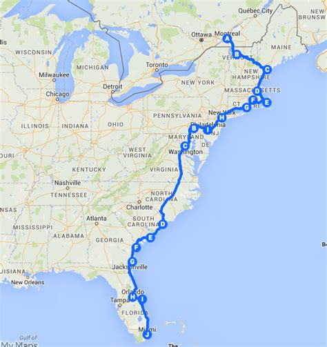 The Best Ever East Coast Road Trip Itinerary
