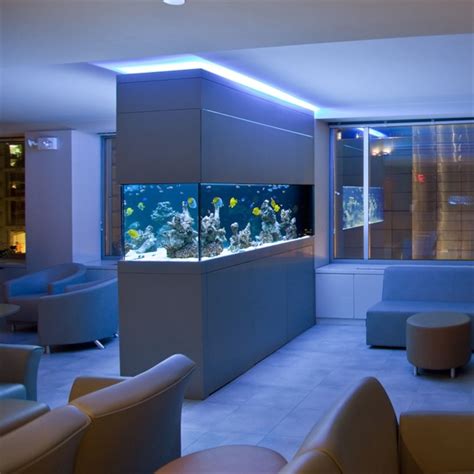 A beautiful aquarium as part of the bachelor pad | Home aquarium, Amazing aquariums, Wall aquarium