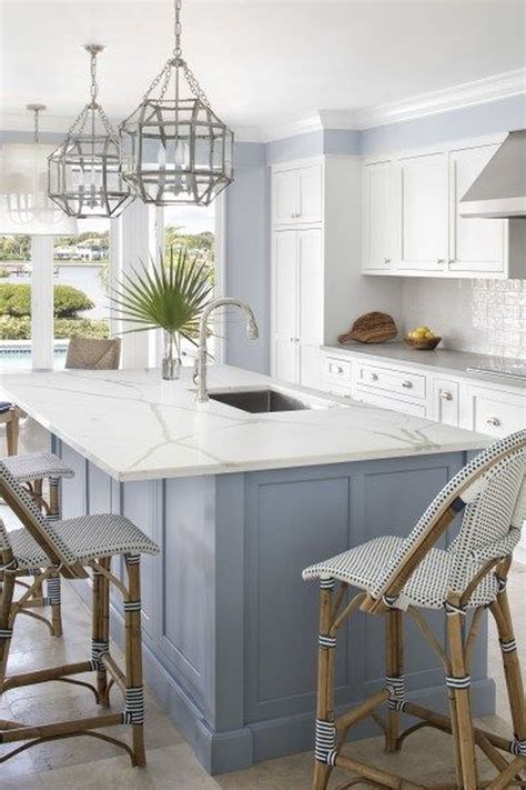 48 Gorgeous Coastal Kitchen Design Ideas - PIMPHOMEE