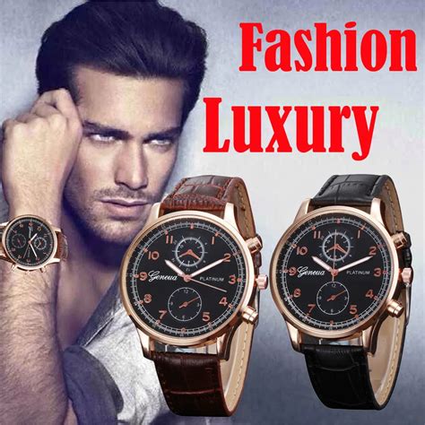 luxury Men's Quartz Watch 2017 Top Business Watch Men Wristwatch relogio masculino Fashion ...