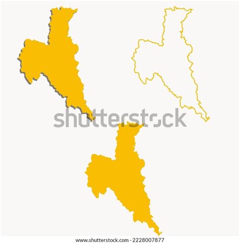 North 24 Parganas Map District West Stock Vector (Royalty Free ...