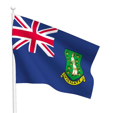 Flag Of The British Virgin Islands - A Symbol Of Martyred Vi