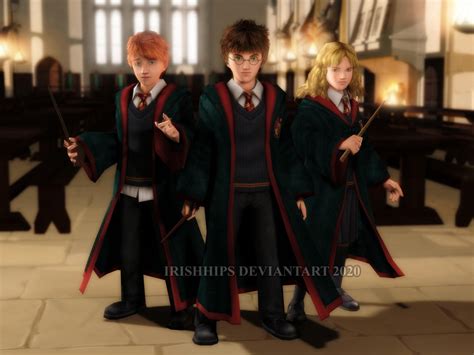 Harry Potter: The Trio by Irishhips on DeviantArt