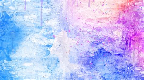 Download wallpaper 2048x1152 blue, pink, water colors, art, canvas ...