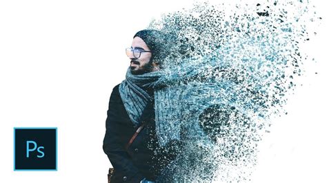 How to create particle dispersion effect | Photoshop Tutorial CS6/CC | H... | Photoshop tutorial ...