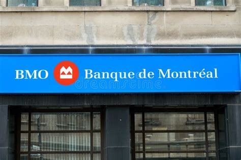 Bank of Montreal Branch and Logo Editorial Stock Image - Image of front ...