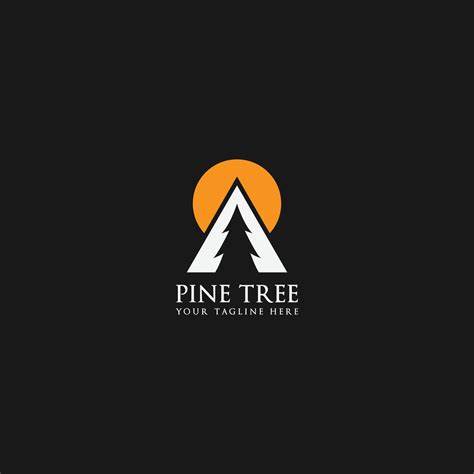 pine tree logo vector 24611988 Vector Art at Vecteezy