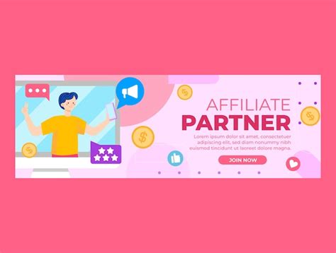 Free Vector | Flat design affiliate marketing horizontal banner