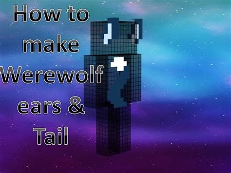 Models Of Minecraft Werewolf Ears And Tail FD3