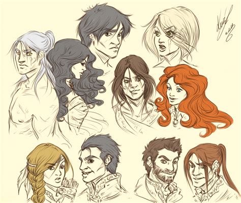 The Witcher - Characters by sarumanka on DeviantArt