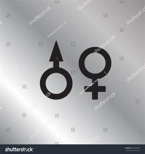 Gender Symbols Icons Mars Venus Male Stock Vector (Royalty Free ...