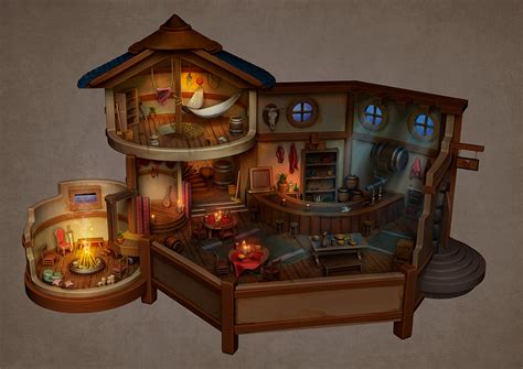 ArtStation - MODELADO Y CONCEPT ART Taberna Interior