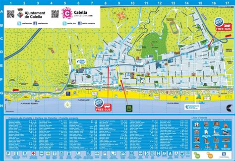 Calella tourist map - Ontheworldmap.com