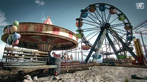 Carnival | Amusement park, Abandoned places, Abandoned