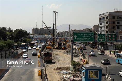 ISNA - End of Gisha Bridge in Tehran