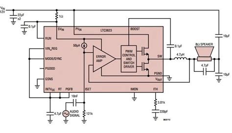 Schematic Diagram Of Class D Amplifier - Circuit Diagram