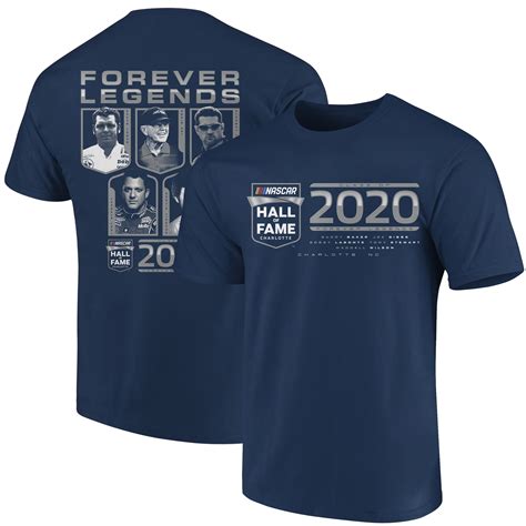 NASCAR Hall of Fame Class of 2020 Inductees T-Shirt - Navy - Walmart.com - Walmart.com