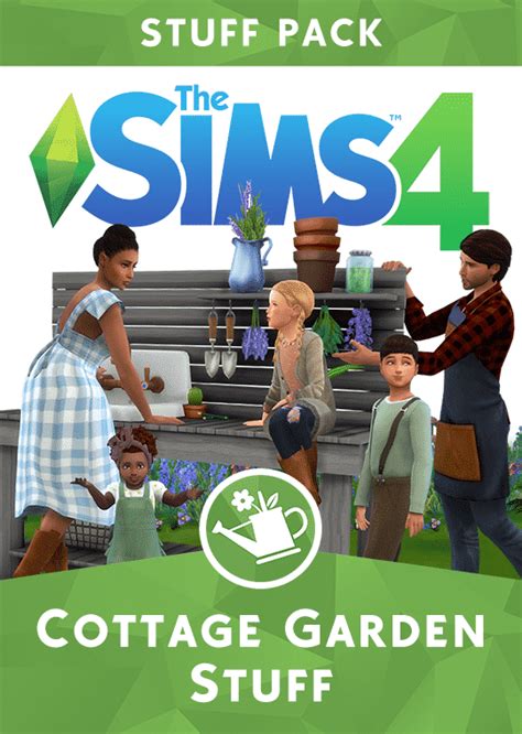 The Sims 4 Cottage Garden Custom Stuff Pack is now available!