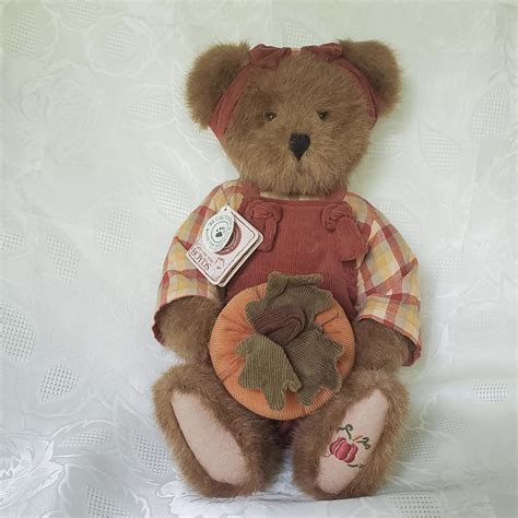 Boyds Bears Plush Penelope P Punkinbeary Bear – Aunt Gladys' Attic