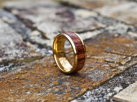 Wood Ring Wood Wedding Band Mens Wood Ring Wooden Ring Men - Etsy