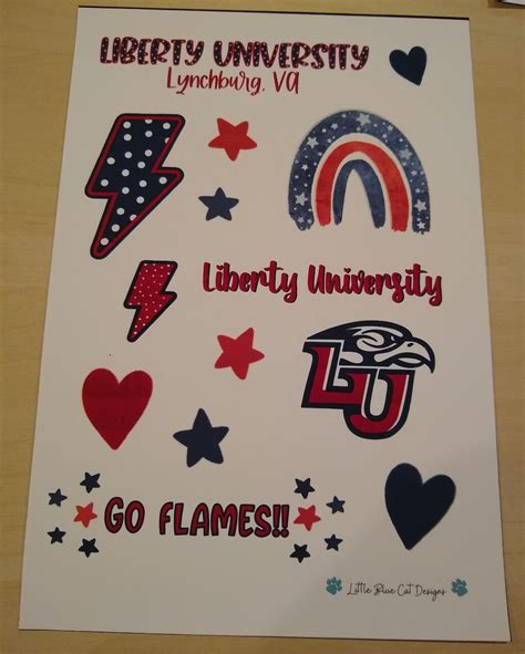 Liberty University Sticker Sheet - Etsy