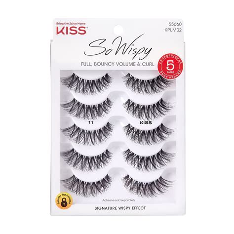 KISS Products So Wispy Lashes, 5 Pair (Package May Vary)- Buy Online in United Arab Emirates at ...