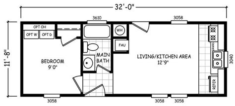 12' X 32' Lofted Barn Cabin Floor Plans | Upgradedhome.com