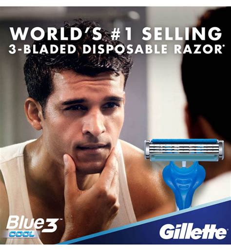 Buy Gillette Blue III Disposable Razor Cool 6's | Life Pharmacy