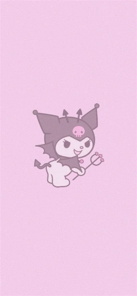 Kuromi Pink Wallpapers - Aesthetic Sanrio Kuromi Wallpaper for iPhone