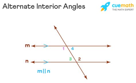Alternate Interior Angles Theorem - Definition, Properties, Proof, Examples