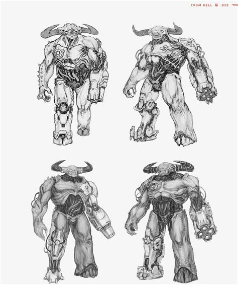 Niko Blade on Instagram: “♦TYRANT _ [CyberDemon] _ (Ideation Sketches ...