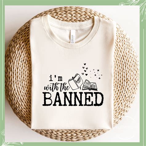 I'm With the Banned Banned Books Svg Reading Svg Book - Etsy