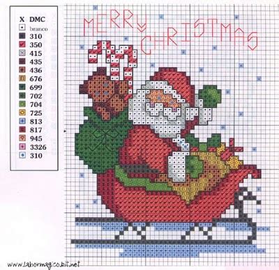 Santa Claus Cross Stitch Patterns – Embroidery and Arts Creatives