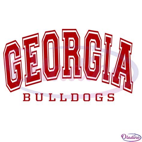 Georgia Bulldogs Word Svg