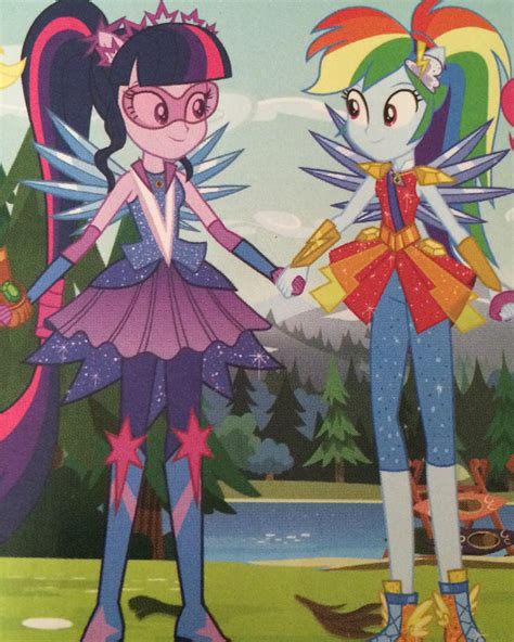 EQG LOE Sci-Twi and rainbow dash by Gouhlsrule on DeviantArt