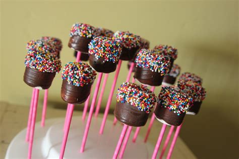 Chocolate Dipped Marshmallow Pops - Cathie Filian & Steve Piacenza