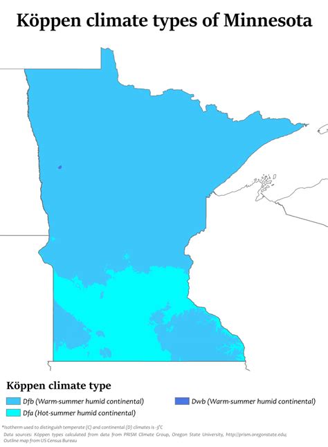 Climate Map of Minnesota : r/minnesota