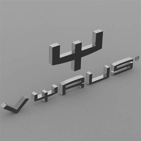 Vyrus Logo - 3D Model by 3d_logoman