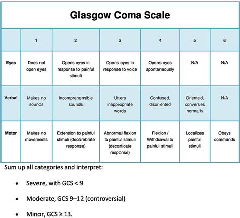 🔥 glasgow coma scale rechner: glasgow coma scale 2020 – Domykinsdy