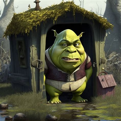 Shrek came out of the toilet by DOLBOZHUY on DeviantArt