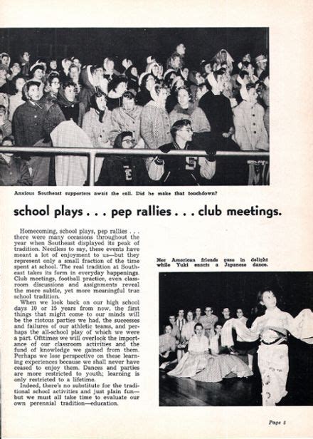 Explore 1958 Lincoln Southeast High School Yearbook, Lincoln NE ...