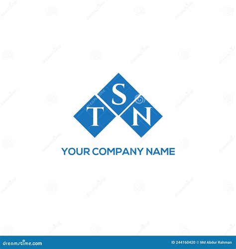 TSN Letter Logo Design on White Background. TSN Creative Initials Letter Logo Concept. TSN ...