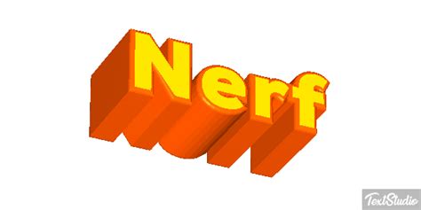 Nerf Бренд Анимированные GIF-дизайны логотипов