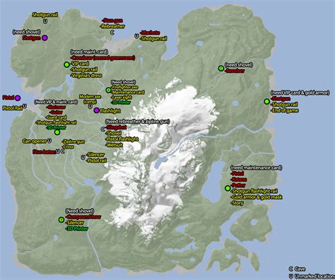 Steam Community :: Guide :: All weapons and important items: map guide
