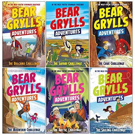 bear grylls adventures collection 6 books set gift wrapped slipcase by ...