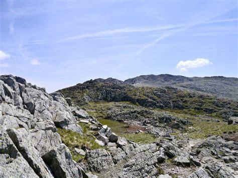 Near the Forth Crinkle Crag, Lake District Stock Image - Image of ...