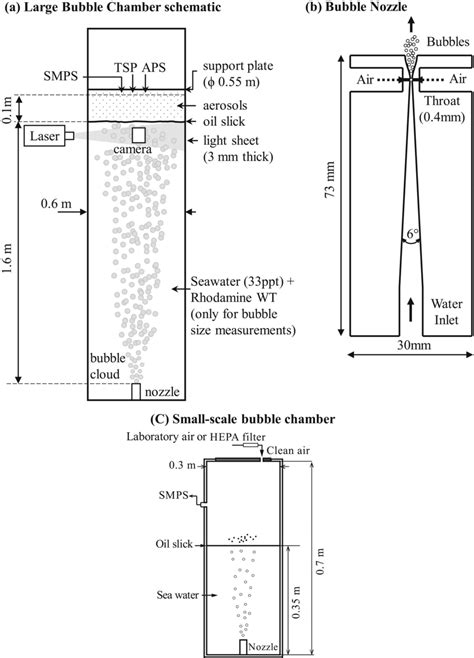 (a) Functional schematic of the large bubble chamber setup used for... | Download Scientific Diagram